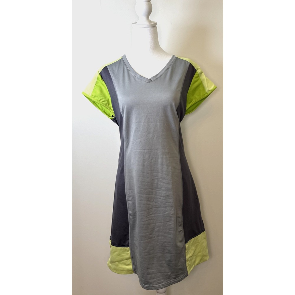 Title Nine Regulator Dress Large Gray Green Tennis Outdoor Hiking Golf Active L‎